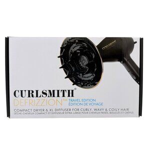 Curlsmith Defrizzion Travel Hair Dryer, Extra Large Diffuser, Curly Hair, NIB
